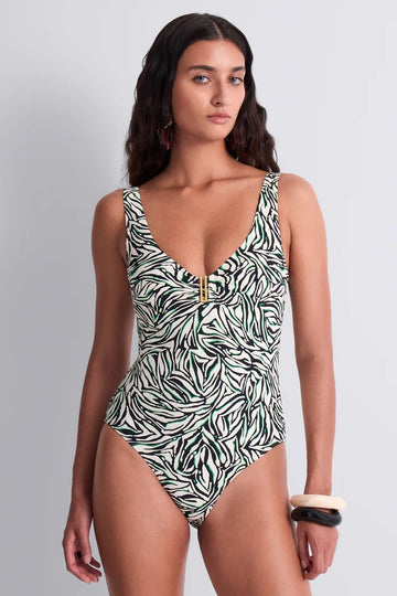 Слитный купальник Aubade Tropical Splash