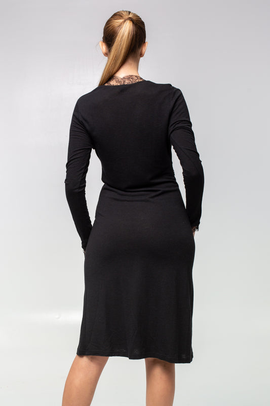 Платье Одежда S/M черный Bona Dea