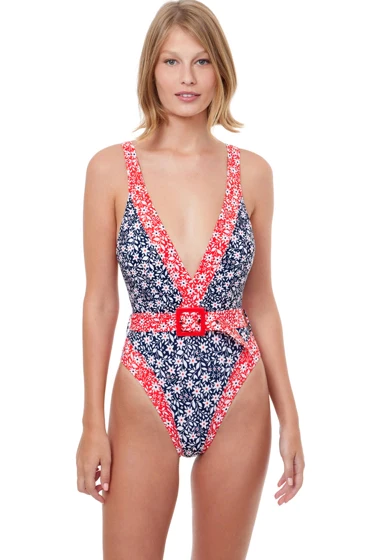 Слитный купальник Shimmering Daisies Gottex