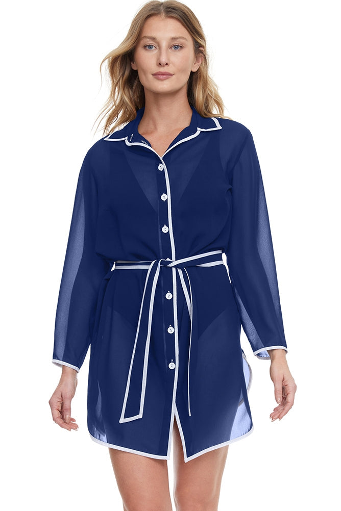 Пляжная Блузка Essentials Sail To Sunset Gottex