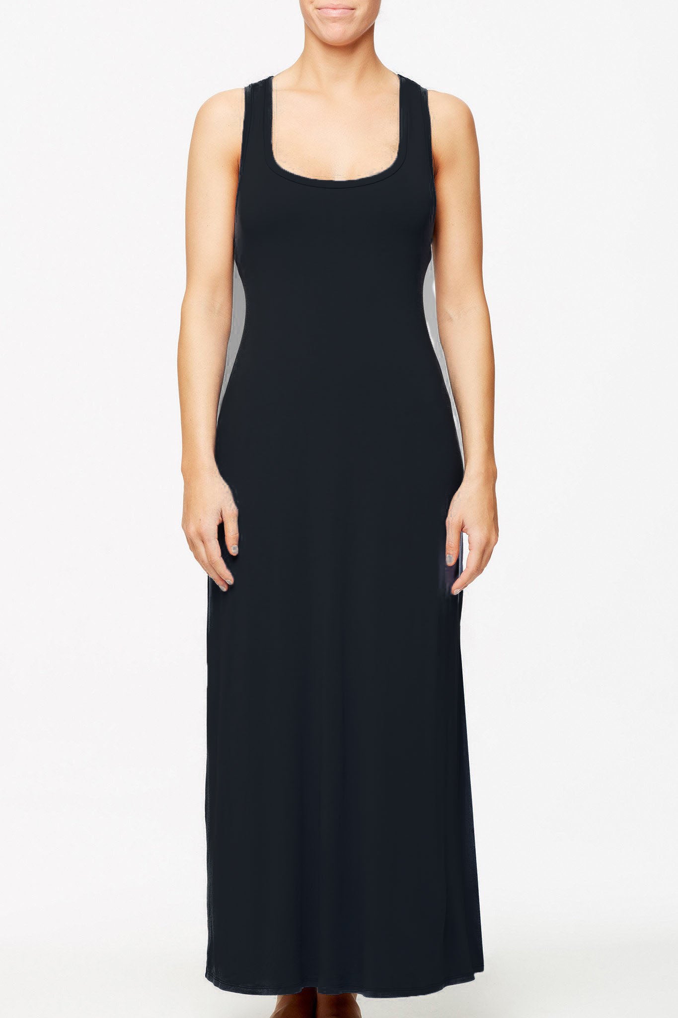 Lace T-Back Maxi Dress