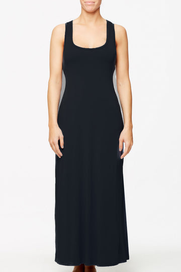 Lace T-Back Maxi Dress