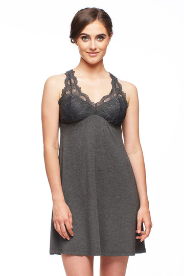 Lace T-Back Chemise